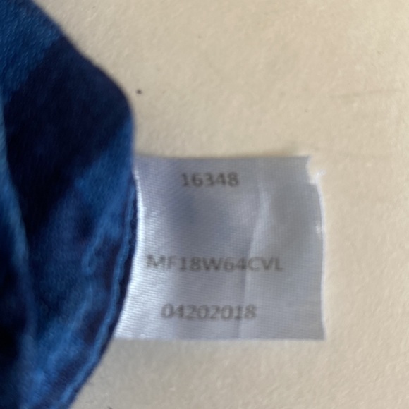 Peter Millar Mens' M Blue Plaid Button‎ Down 100% Cotton Shirt Long Sleeves - Picture 8 of 8